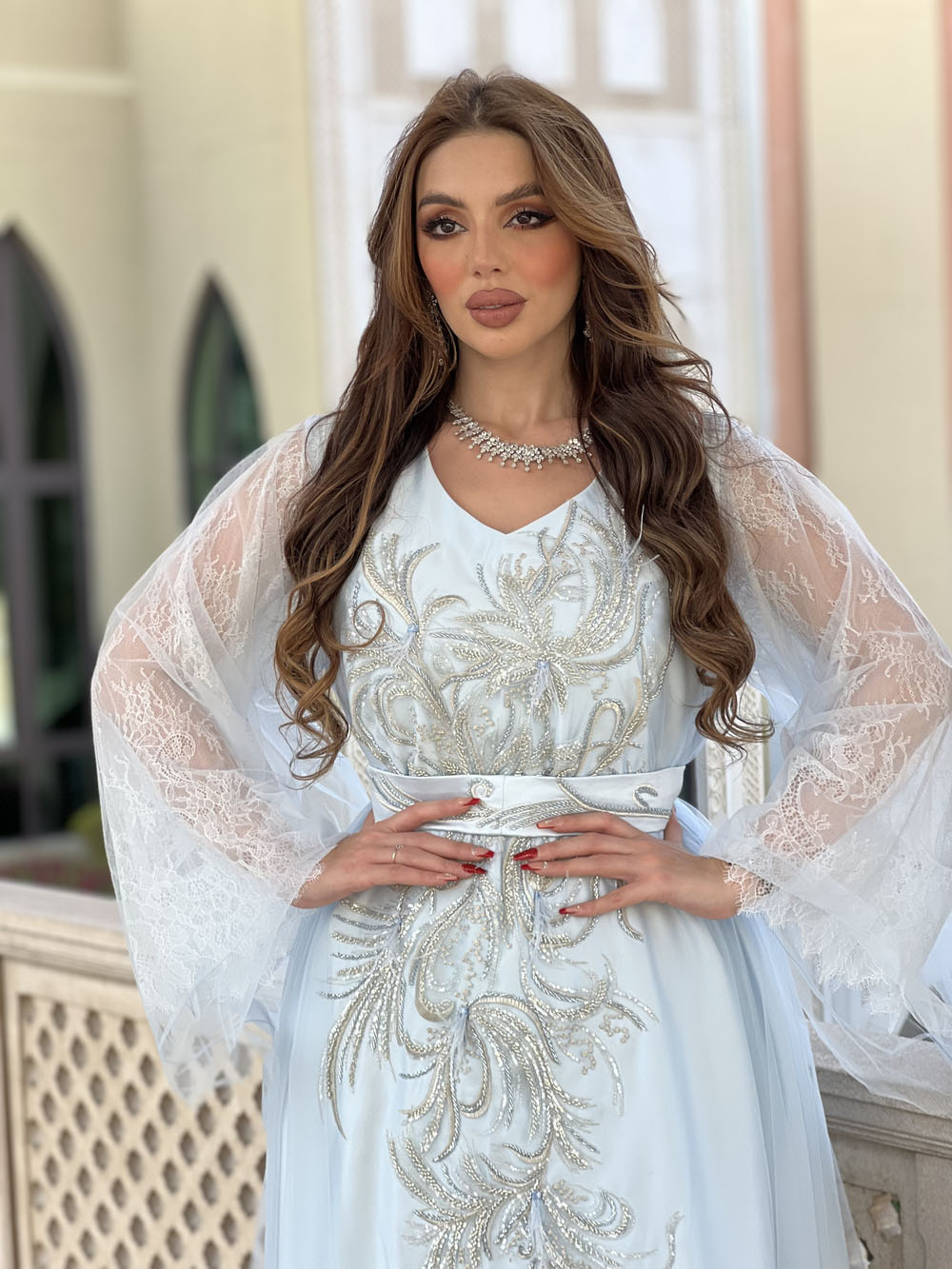 Sky blue Jalabia | JALABIYA