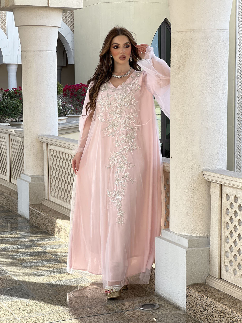 Flamingo pink Jalabia | JALABIYA