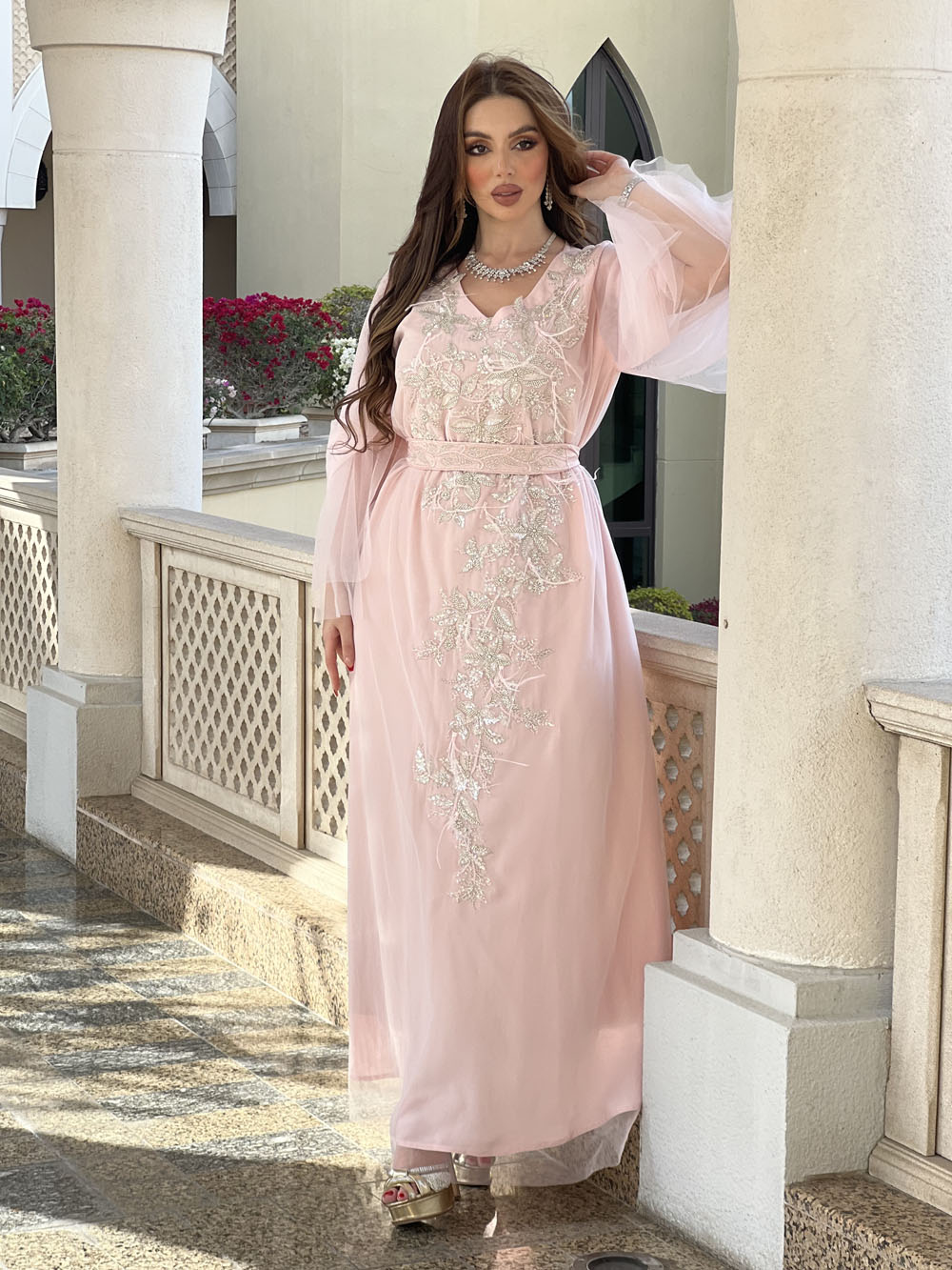 Flamingo pink Jalabia | JALABIYA